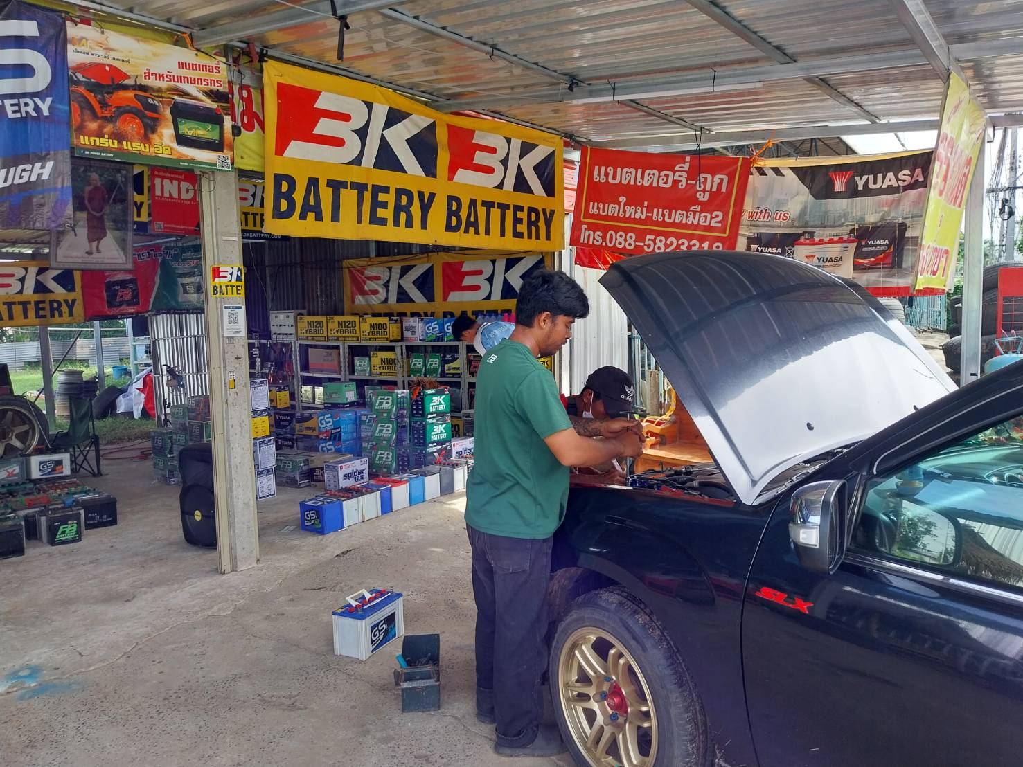 ร้านแบตเตอรี่บุรีรัมย์แบตใหม่ลดราคา